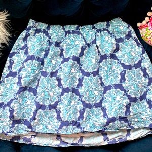 Lilly Pulitzer skirt.